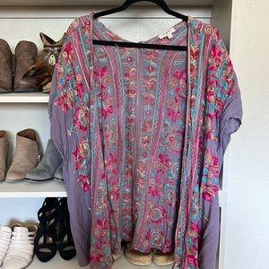 Umgee gorgeous embroidered cardigan